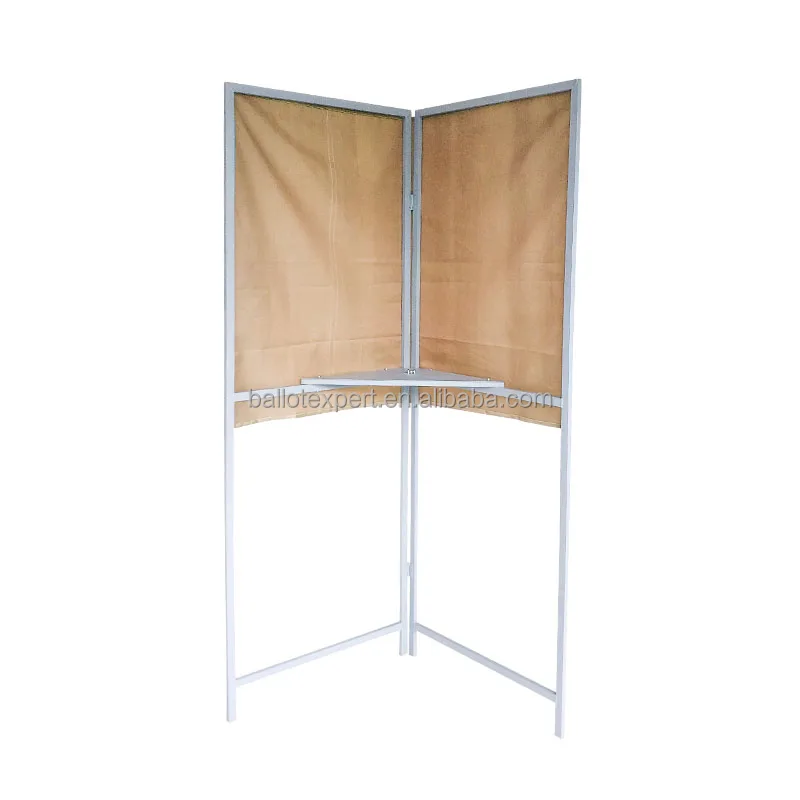 Design Folding Table Election Booth Stand Metal Voting Booth