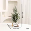 Single Frosted Mini Tree 28cm