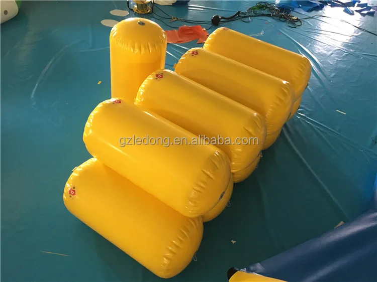 Custom Inflatable Pontoons Custom Size Heavy-Duty PVC Inflatable Banana Pontoons