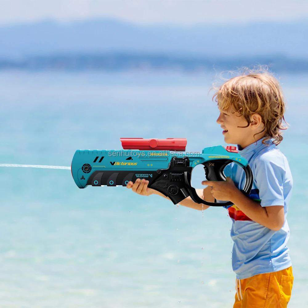 New Water Machine Gun With Backpack 1275ml High Capacity Water Gun