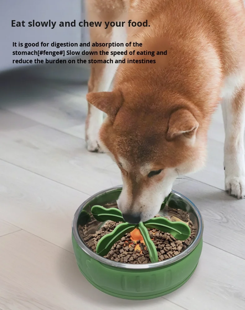 Large Dog Slow Feeder Food Divider Anti-Choke Silicone Separator with Suction Cup Solid Pattern Dog Training Food Bowl manufacture