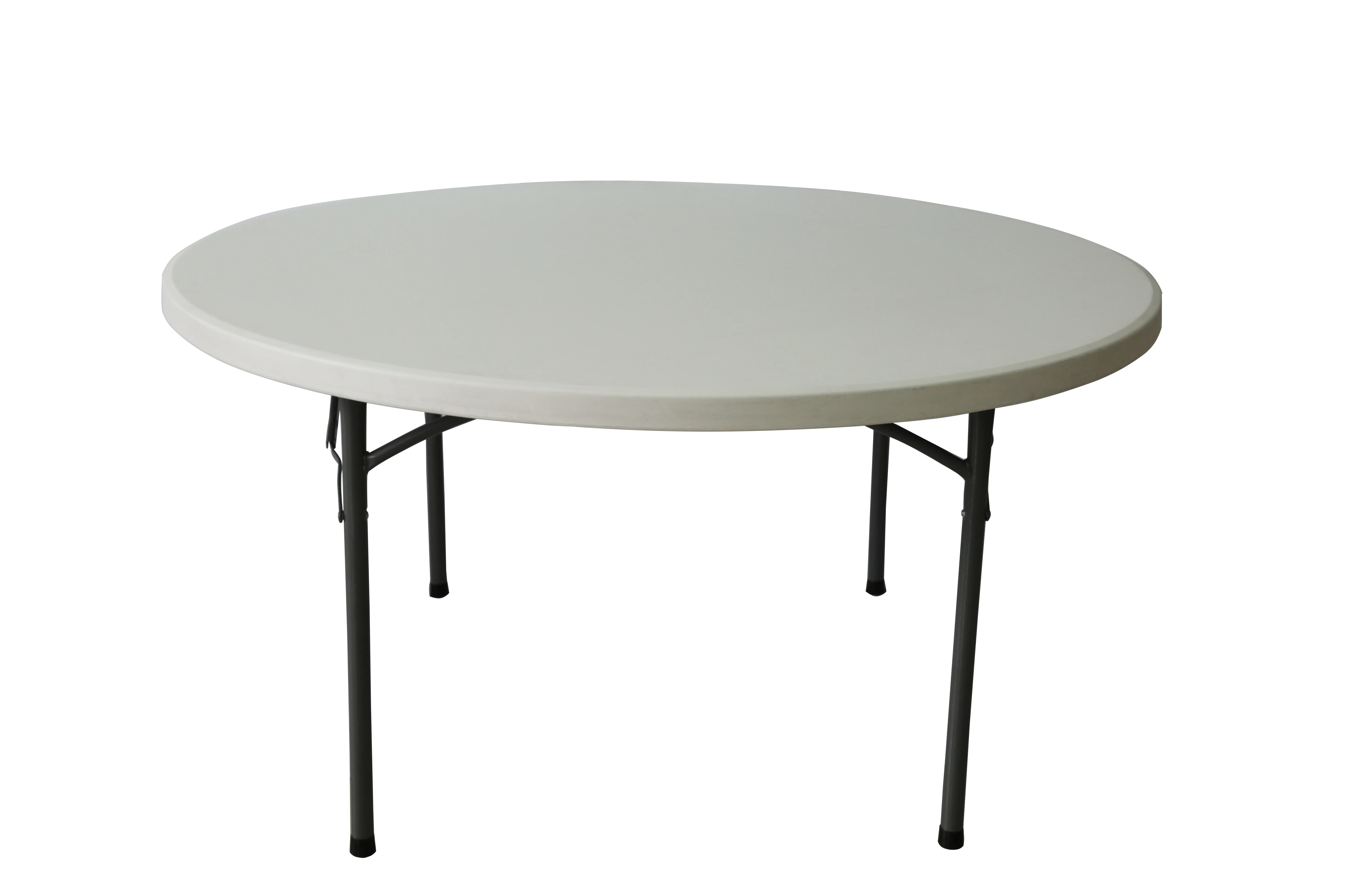 Blow-molded Outdoor Tables Round Foldable 150cm Diameter Modern Folding Table Plastic Patio Garden Furniture for Events Party