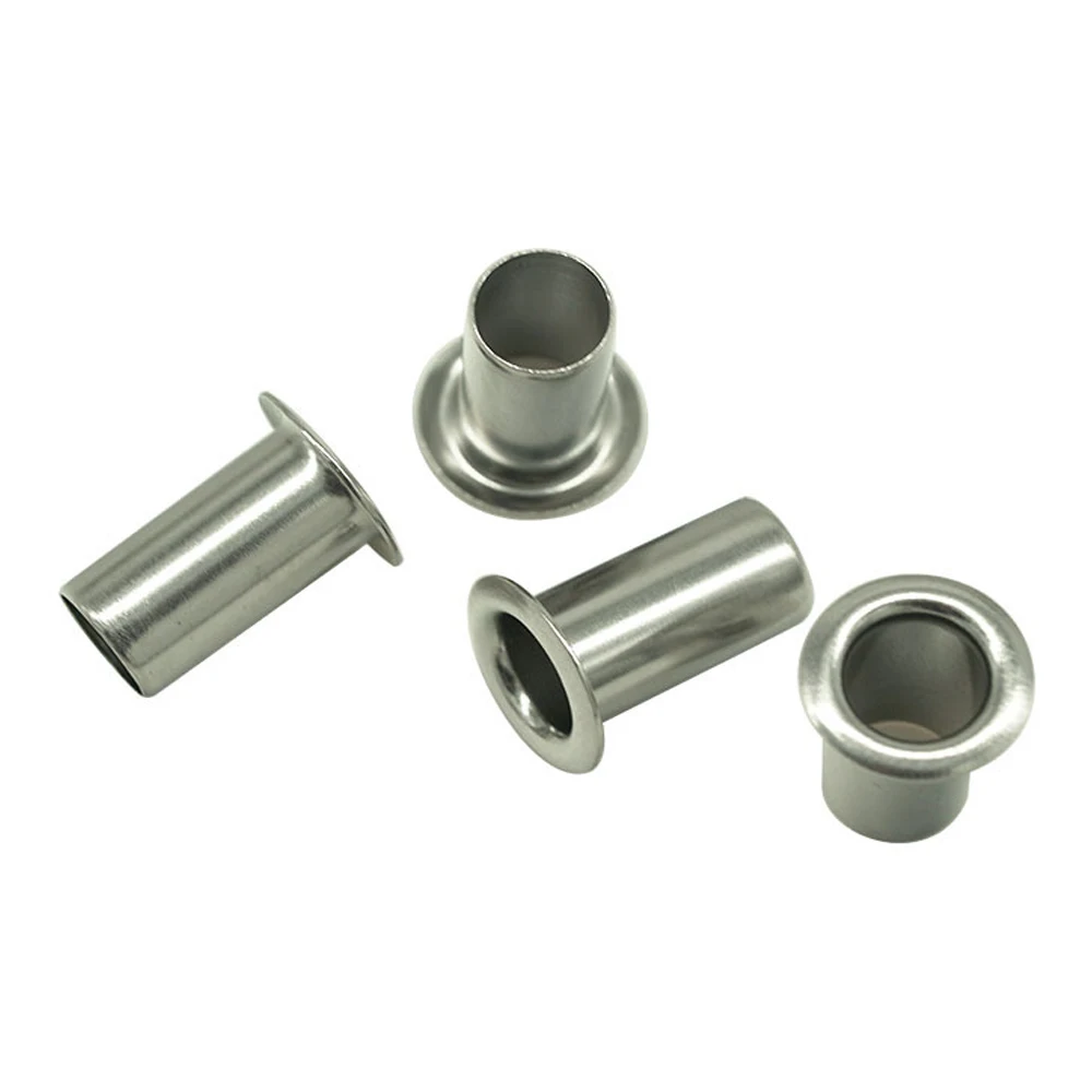 Хорошая цена маленькие люверсы 4 мм 5 6 8 металлические медные из нержавеющей стали на заказ