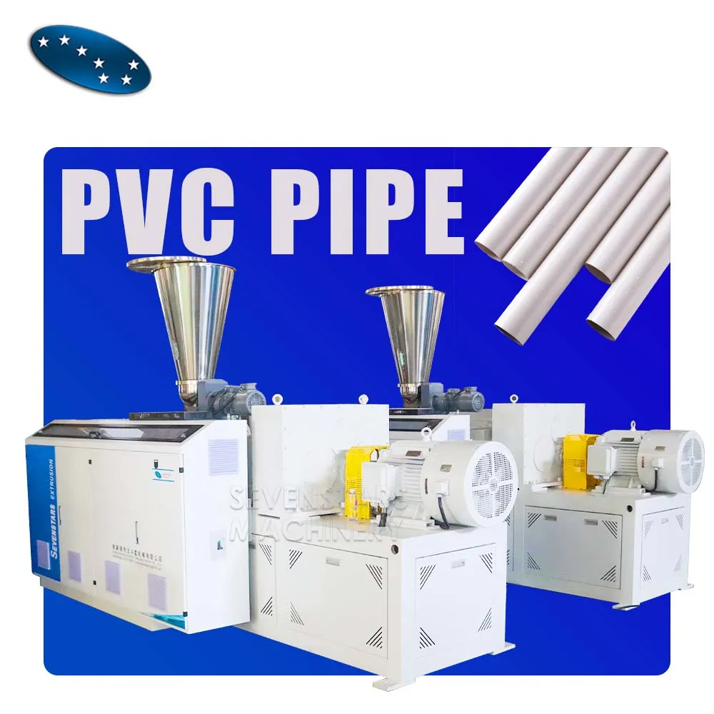 Sevenstars Factory Price PVC Water Conduit Pipe Extruder Making Machine Production Line