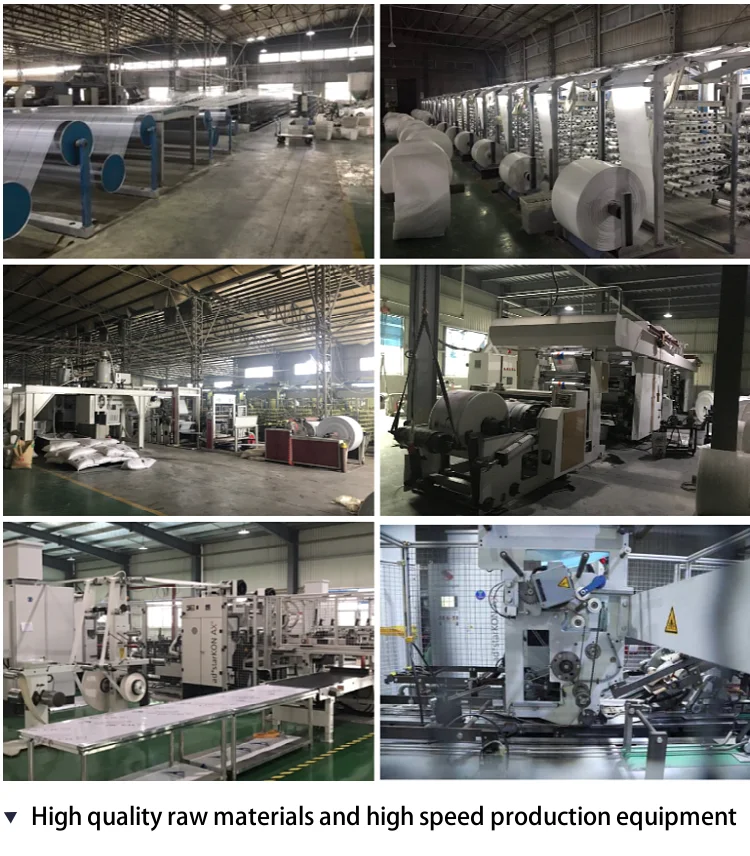 PP Composite Plastic Laminated PP Woven Valve Bags for Chemical Fertilizer and Putty Cement Industrial Use