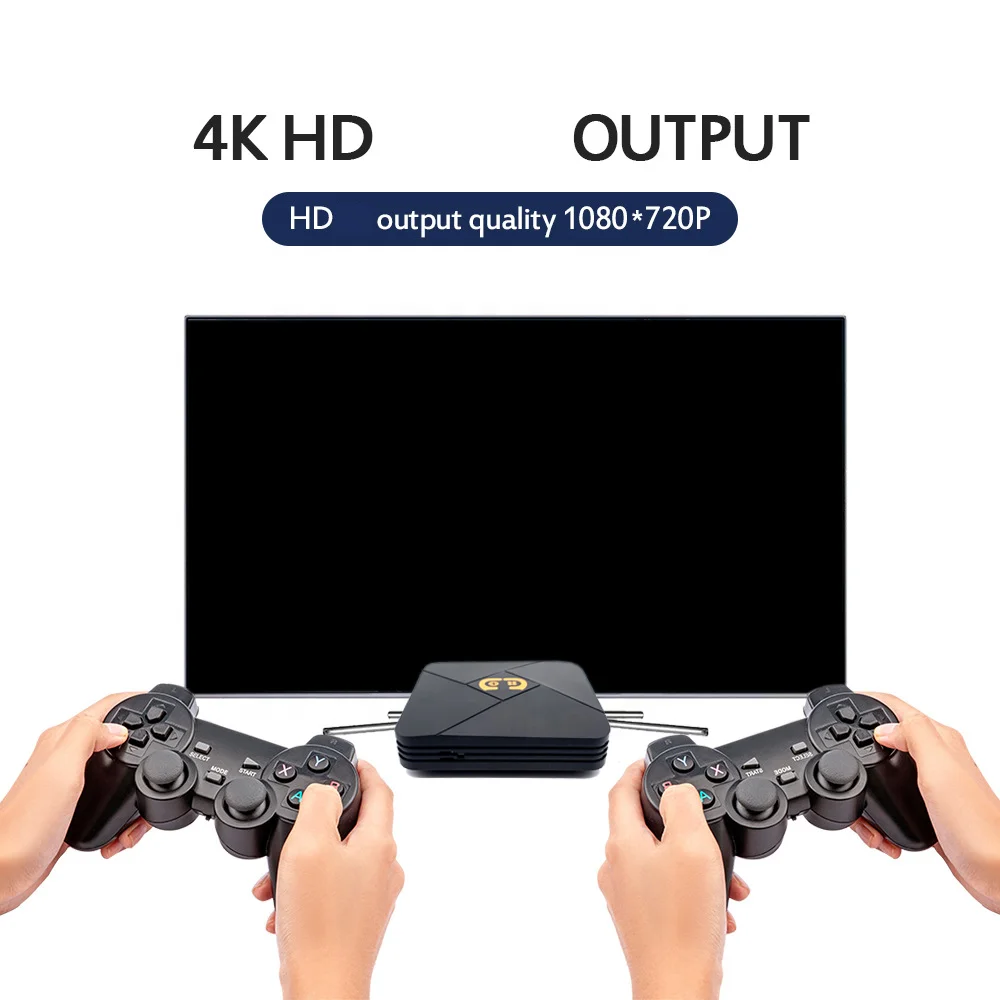 New Gaming Console Support AV H-D Compatible Wifi 4K Android TV Box Retro  Game Player With Classic 5600 Games Players Game Box| Alibaba.com