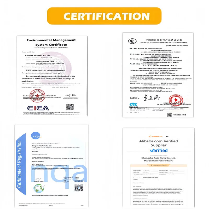 Cost - Effective Brake Pads Long - Distance Trucking Brake Pads for Mazda CBY3-33-23Z