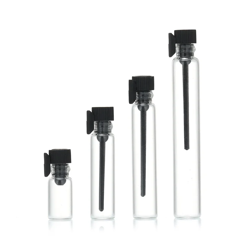 Wholesale Mini Perfume Sample Tester Glass Vials Fragrance Glass Bottle  1ml 3ml 2ml Glass Perfume Vial