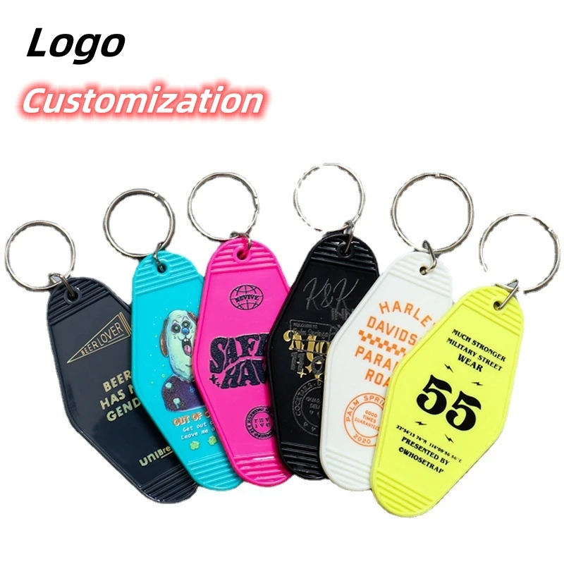 Customized Diamond Logo Design Print Promotional Motel Plastic Abs