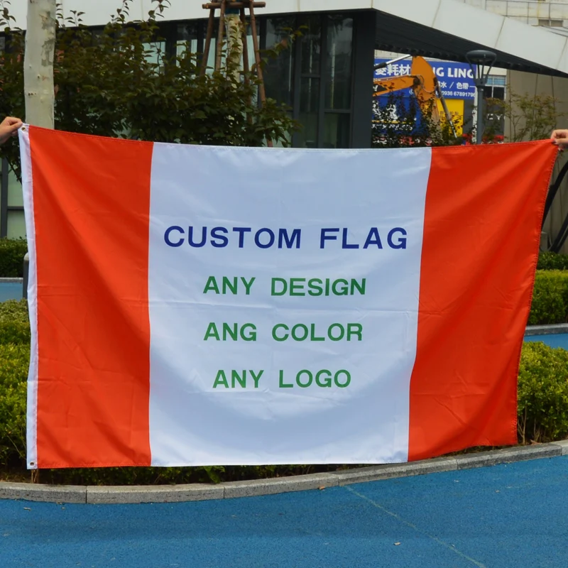 3 X 5 Flag Custom Printed Logo High Quality Custom Flags For Outdoor