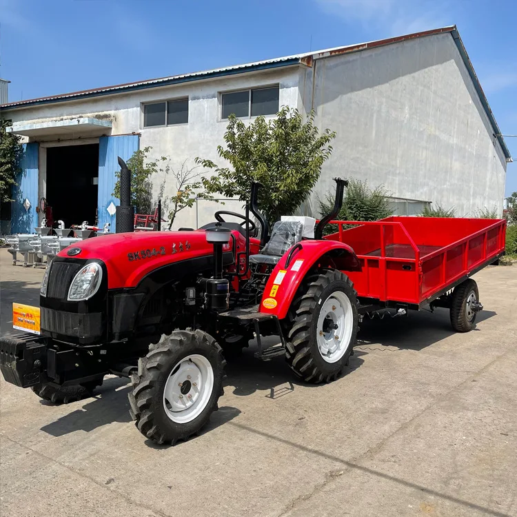 604 Four Wheel Ploughing Farm Tractor Rotary Ploughing Planter 60 ...