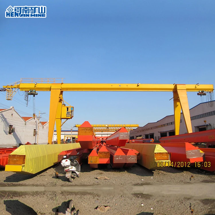Steel Structure Portal Customizable 5 10 15 16 Tons  MH Type Single Girder Gantry Crane