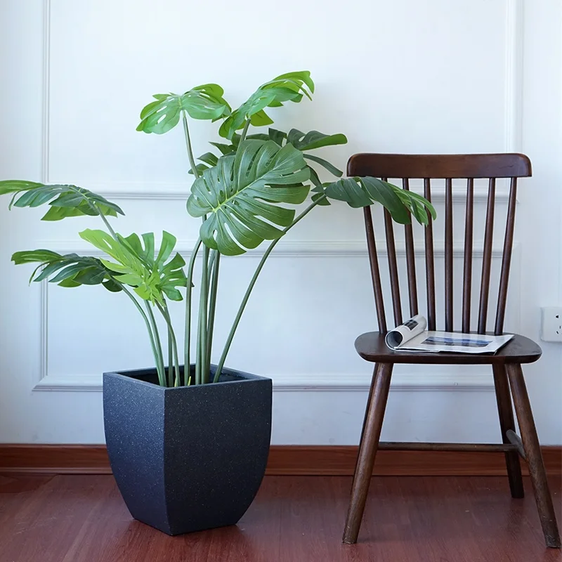 Classic Design Floor Planter Big Size Outdoor Cement Flower Pot for Home Decor Garden Decoration