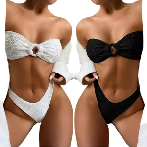 Cikini 2026 Custom Two Piece Brazilian Thong Beachwear High Quality Quick Dry Swimwear Women Sexy Bikini