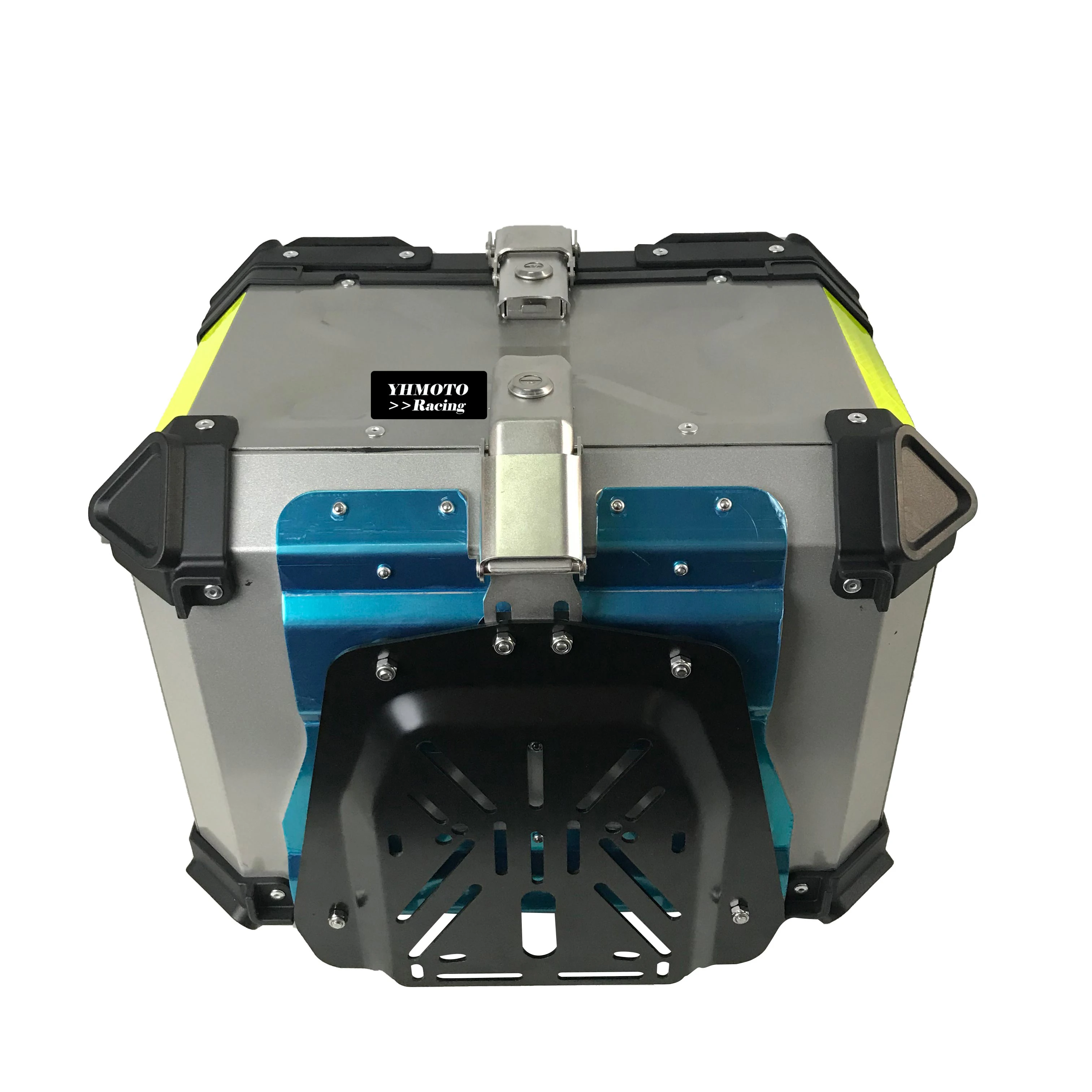 をカバーし 45 L Motorcycle Rear Top Luggage Box Helmet Case Tail Storage