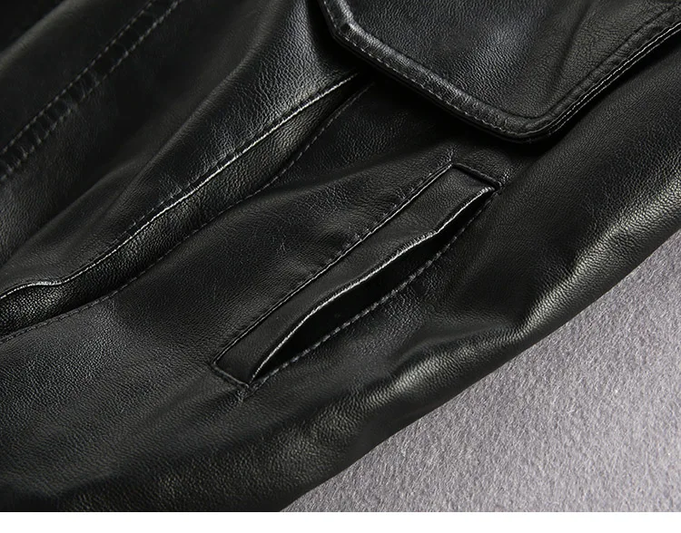 Men's Embroidered Leather Jacket Loose Casual Winter Style_voghion.com