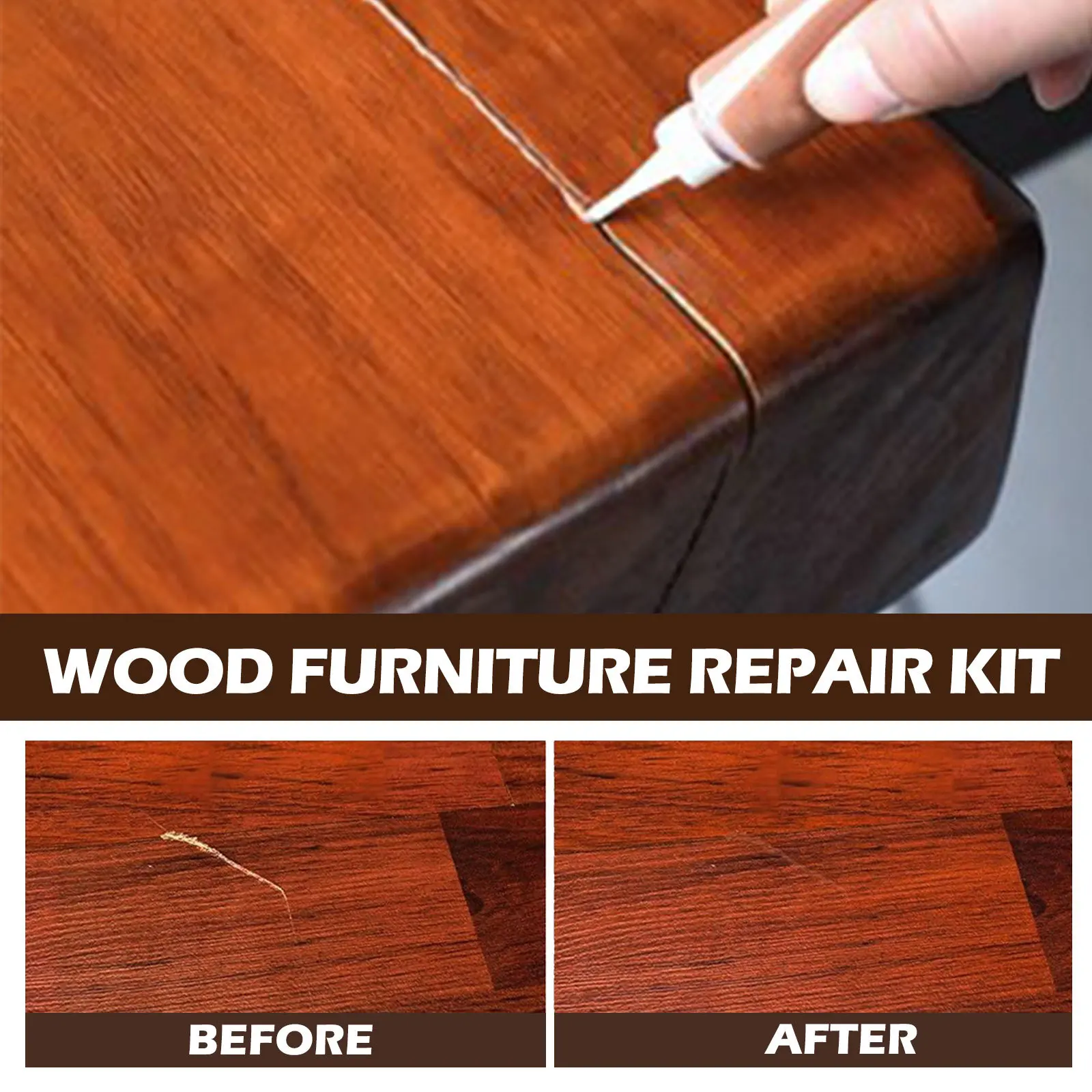 Juefish Wood Repair Paste Multi Color Furniture Repair Kit Waterproof Convenient Wood Repair