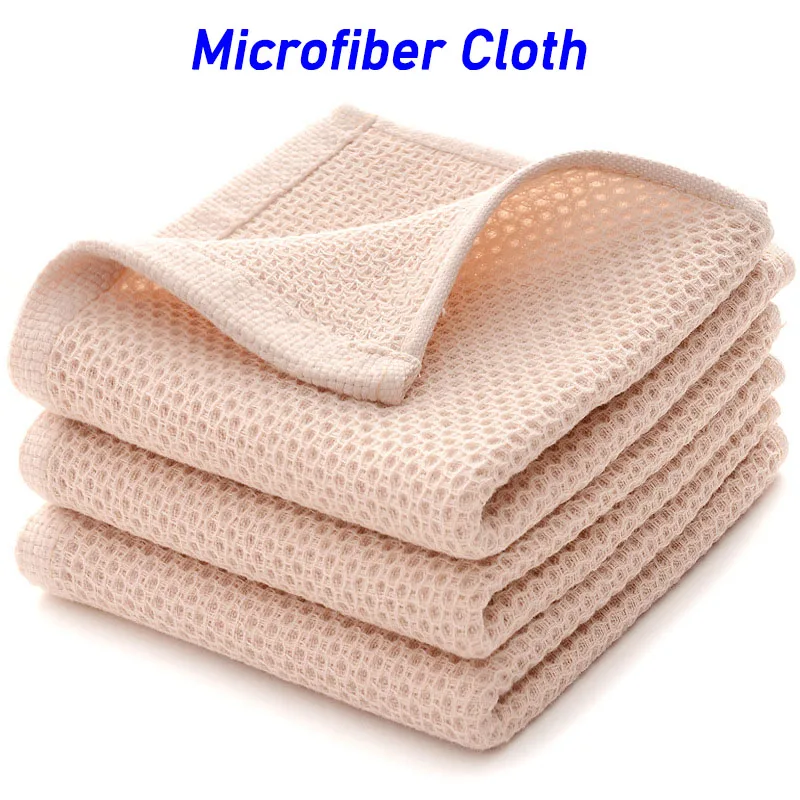 30*30cm Double-Sided Coral Fleece Microfiber Cleaning Cloth Glass Towel -  China Towel and Microfiber price