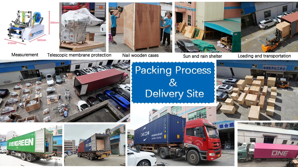Pneumatic Labeling Machine Round Bottles Sticker Labeling Machine with Date Printer Expire Date Labeling Machine
