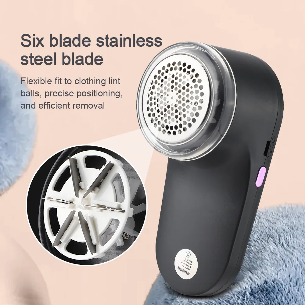 2024 new design electric rechargeable 500mah fabric shaver and lint remover for cloth