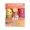 Boxed in 18 rolls (324 sheets total, mixed colors)