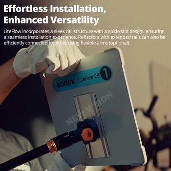 Godox LiteFlow 7/15/25/50/100 Cine Lighting Reflector Effortless Installation Photography Accessory Sun Reflector detail image