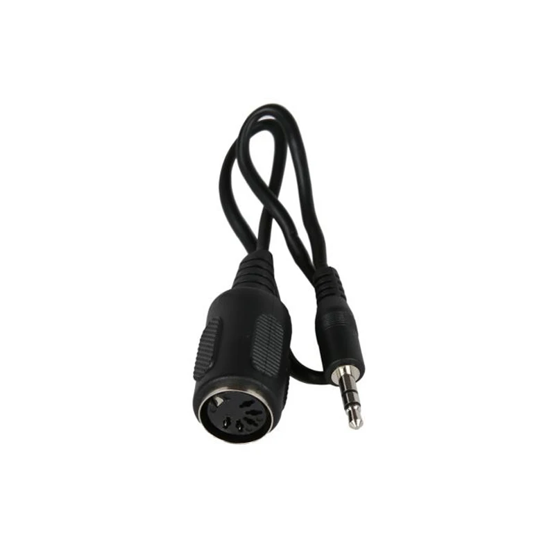 1x Mini USB B Male Plug 5 Pin to 3.5mm Female AUX Audio Adapter Cable Cord  30cm
