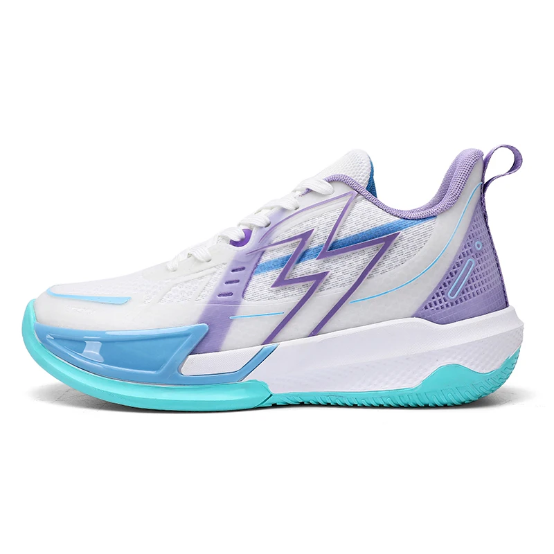 2024 Brand Logo Customize Professional Rebound Soft Men Outdoor Sports Sneakers Colorful Breathable Mesh Women Basketball Shoes