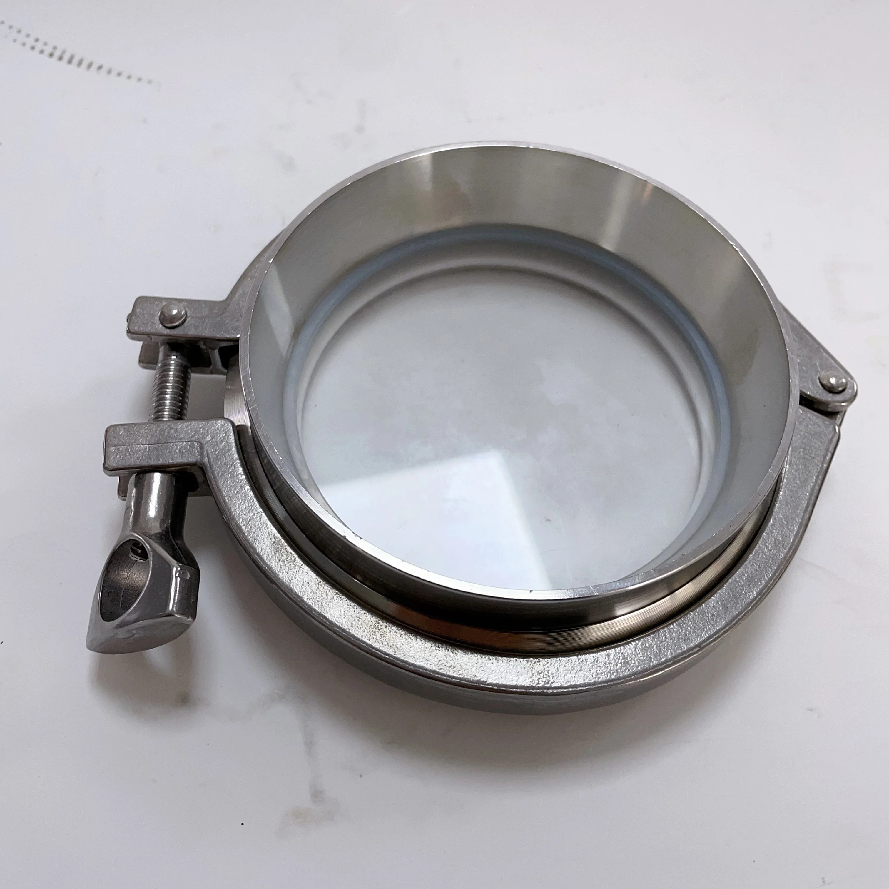 Stainless steel 304/316L tri clamp union Joint clamp set Large diameter quick welding end chuck tri clamp sight glass