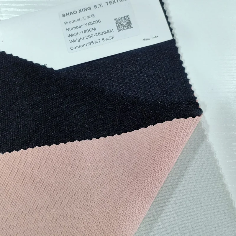 
 Дешевые трикотажные ткани из смеси спандекса и полиэстера жаккарда кукурузы для платья или домашнего текстиля  