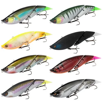 Glutinous Fish Hard Bait Sea Fishing Floating Water Minnow 19cm/55g Double Tail Multi-Tail Fish Lure Bionic – Minnow – view 2