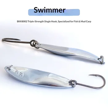 Crankbait Lure Zinc Alloy Sequin Barbless Bait for Sea Bass Freshwater Saltwater Fishing – Lure – view 3