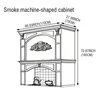 170*180*70 cm Smoke machine-shaped Cabinet