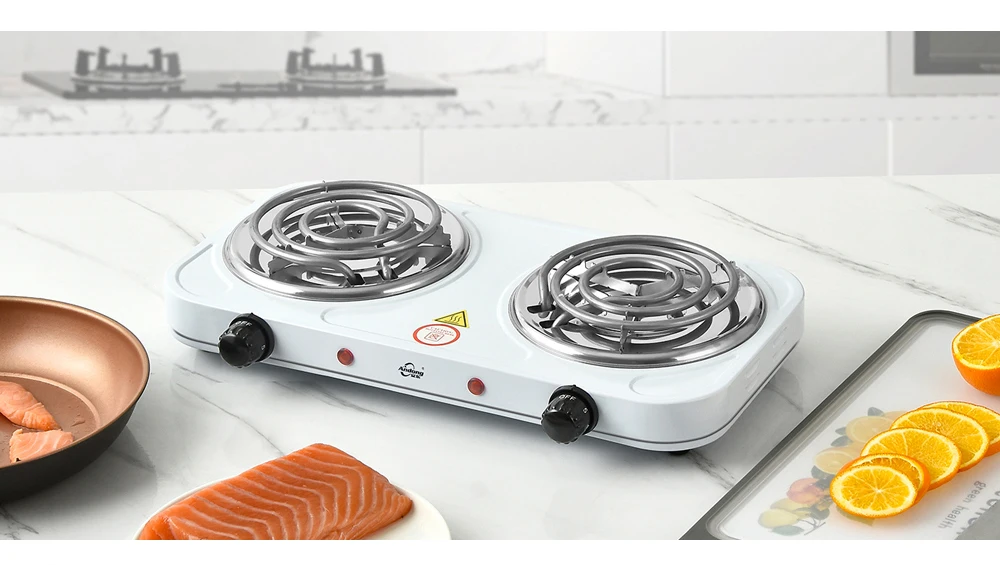 Andong High Quality 2 Burner 2000w Electric Stove Home Kitchen Hot