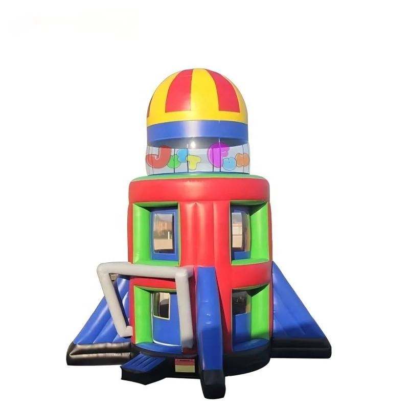 Funny Interactive Game Inflatable Parachute Rocket Balloon for Adults & Kids for Sale