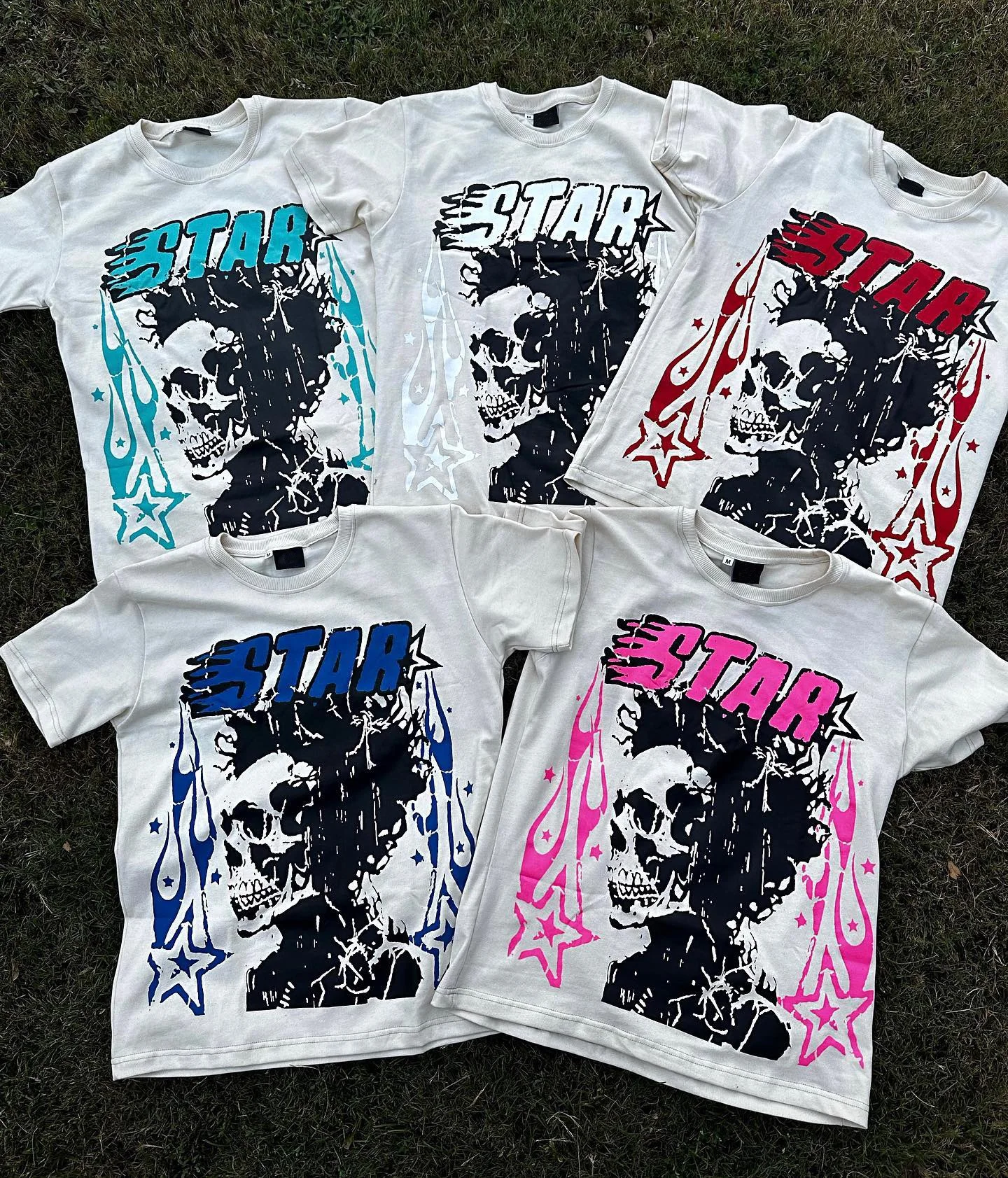 Custom 100% Cotton Oversized Printed Graphic Tshirt Heavyweight Summer Streetwear Silk Screen Printing Tshirts for Men gallery 5