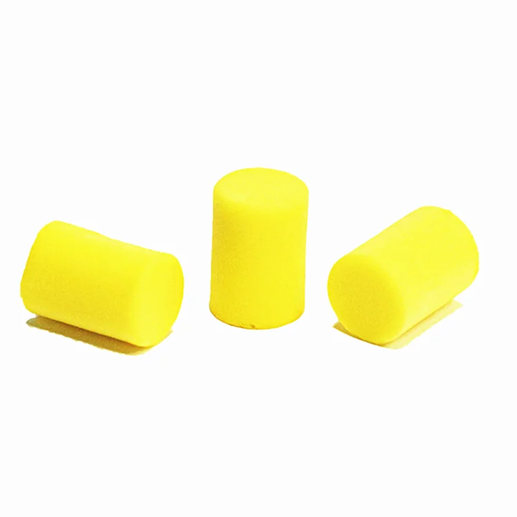 Yellow Cylindrical Pu Foam Earplug Ant5 Ppe Brand Category Hearing