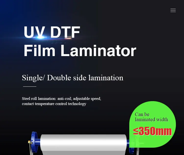 uv dtf film laminator