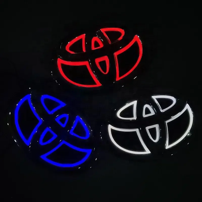 5D Luminous LED Car Emblem Logo Light - Custom Auto Badge