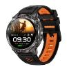 Black orange dual color silicone