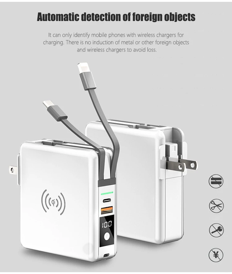 Fourinone Charging Super Fast Charging 10000mah Power Bank Dualmode