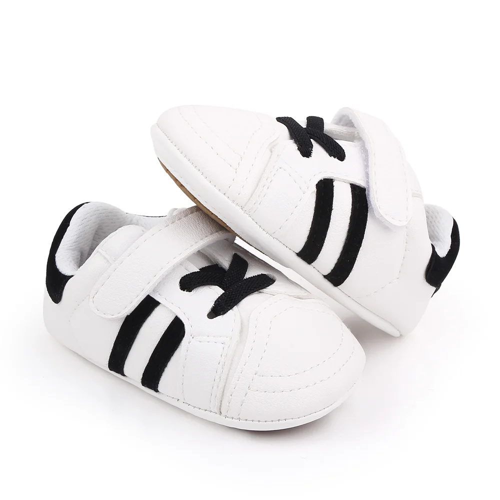 Newborn Baby Shoes All-match Rubber Sole Toddler Shoes Walking Kids Sneakers supplier