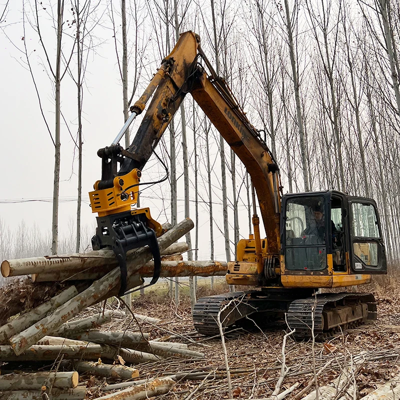 .Forest POWER ATTACHMENT 検エクステンション Forestry Mulcher Attachement for John Deere, Komatsu, & More