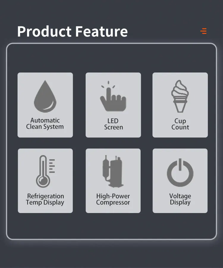 Italian Ice Cream Machine Commercial Soft Ice Cream Maker Manufacturer