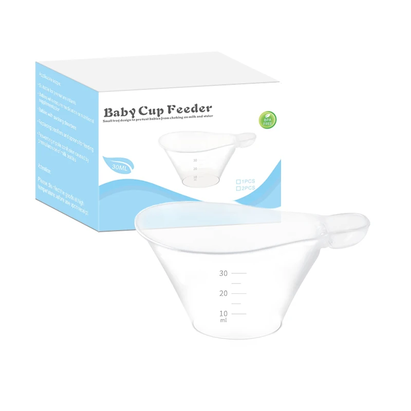 Transparent 30ml Bpa Free Baby Feeding Cup Reusable And Easy-clean Baby ...