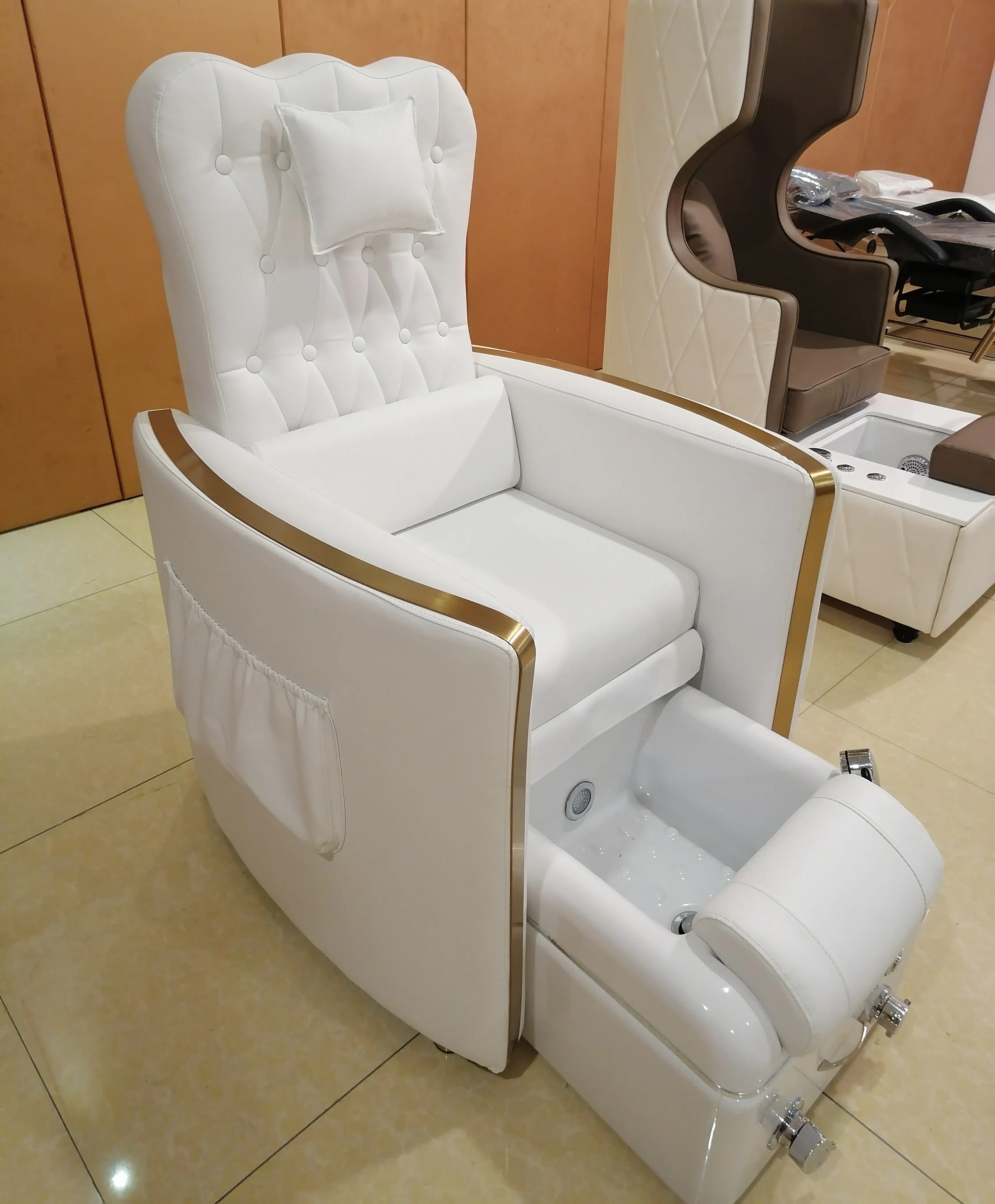 2023 Popular Luxury White Cheap Manicure Pedicure Massage Chair Foot