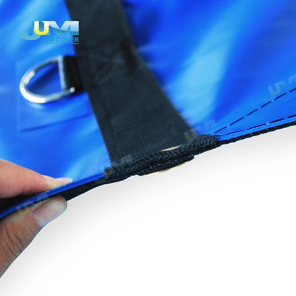 Заказной размер 18oz виниловое покрытие из полиэстера для грузовика с брезентом для бортового прицепа