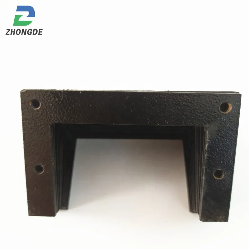 CNC Machine Pvc Fabric Accordion Bellow Cover Linear Guides Bellows