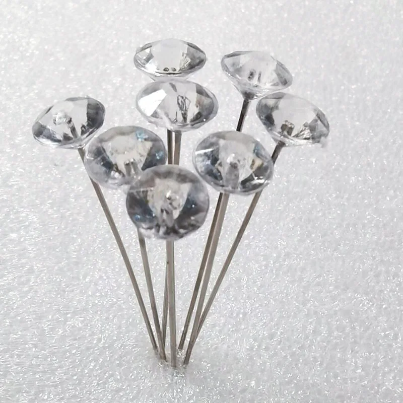  100pcs Diamond Pins, Flowers Pins, Arts, Diamond