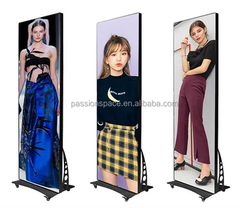 2024 best selling ex-factory high-definition lamp outdoor P2.5 waterproof mirror Led banner poster advertising screen